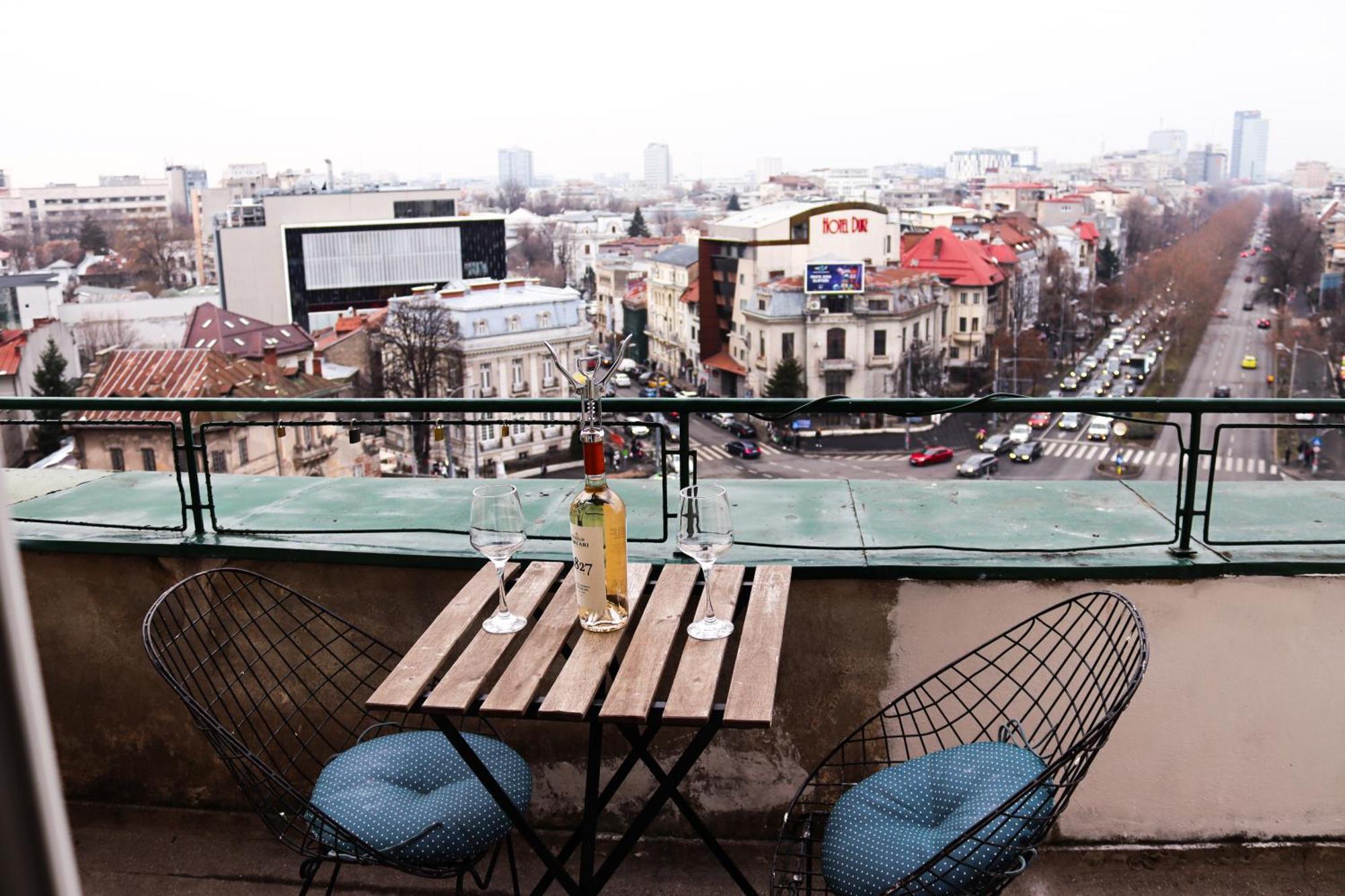 Scandinavian Style Apartment With Panoramic View Bukurešť Exteriér fotografie