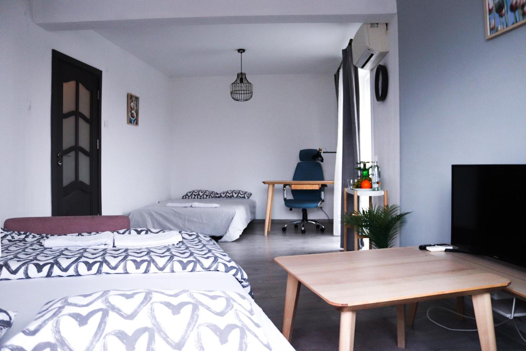 Scandinavian Style Apartment With Panoramic View Bukurešť Exteriér fotografie